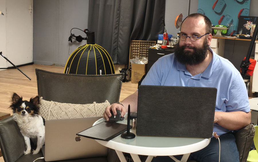 Deux jours, un studio et formation Photoshop