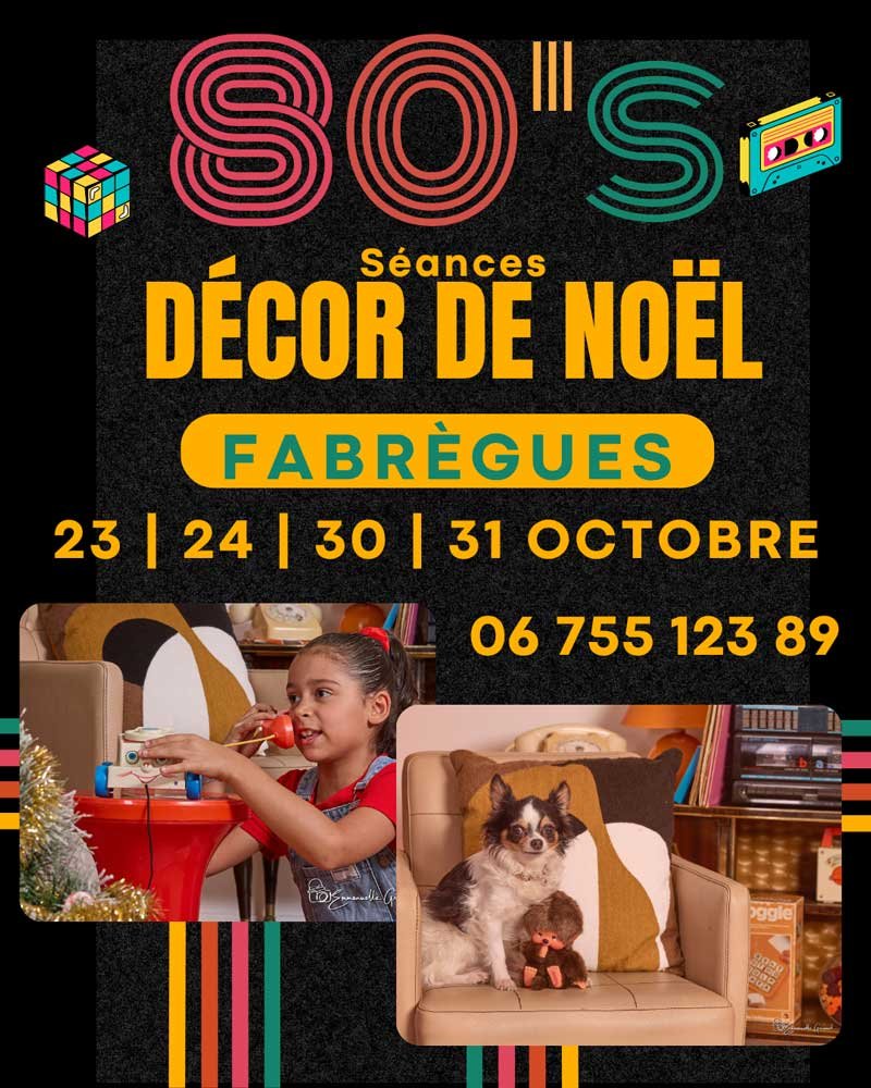 Séance de Noël années 80 | Vintage | Fabrègues